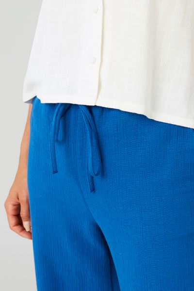 Pantalon en gaz de coton