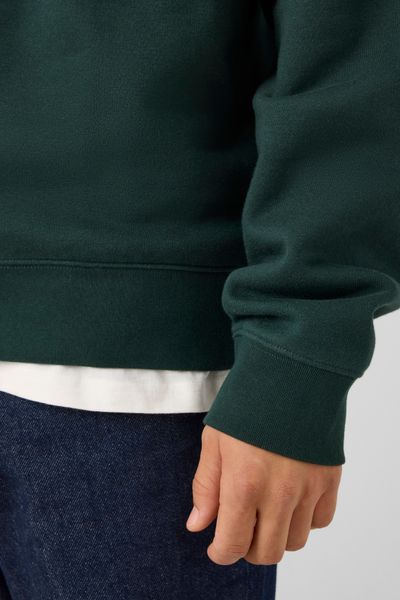 Sweat col polo zipp&eacute;