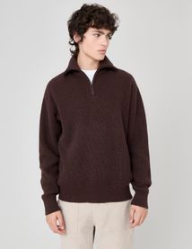 Pull col camionneur en laine