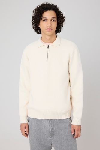 Pull col polo zippé