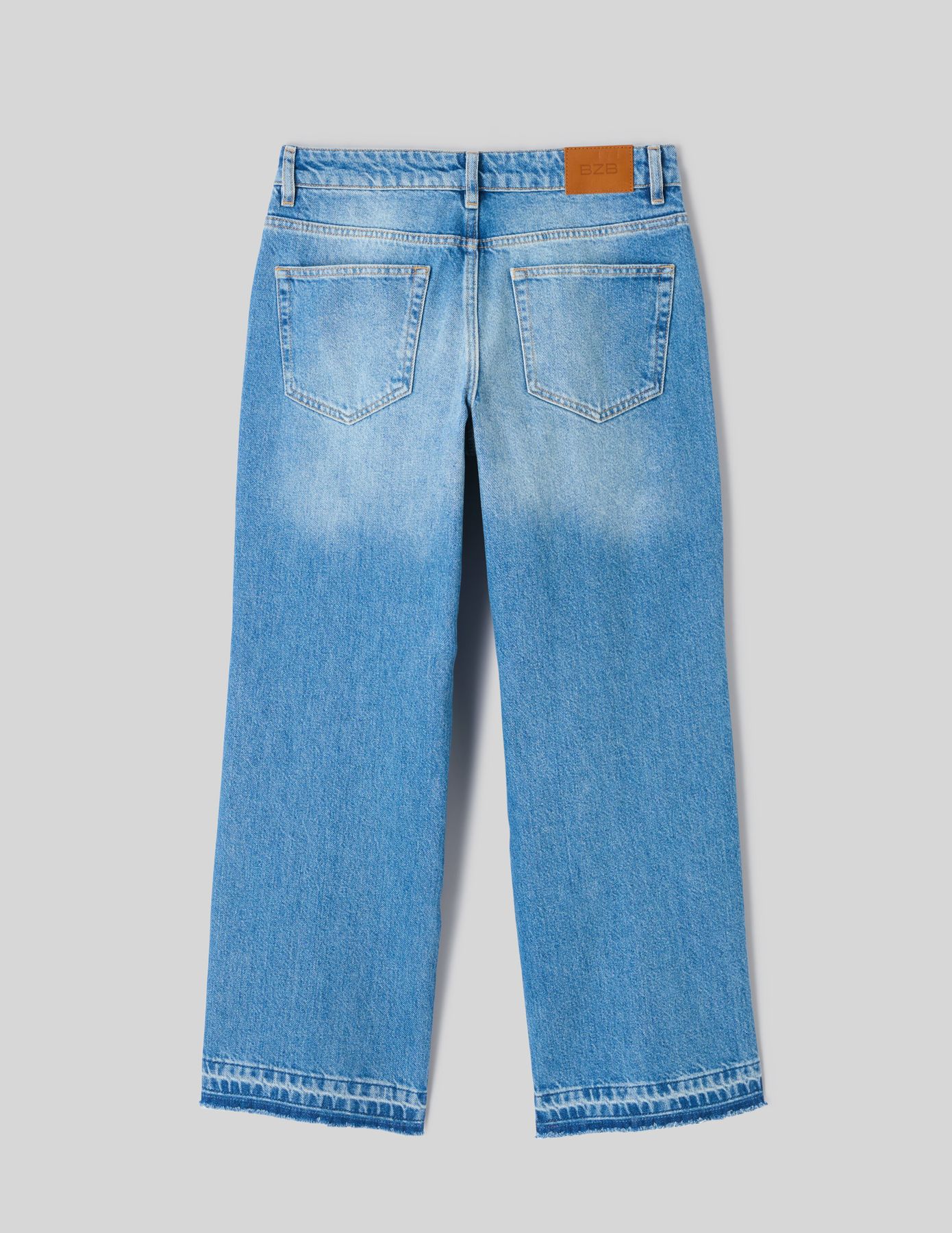Jean straight taille basse