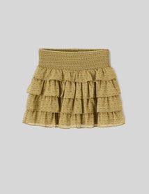 Jupe imprim&eacute;e &agrave; volants