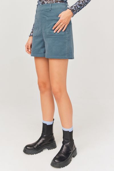 Short en velours à poches