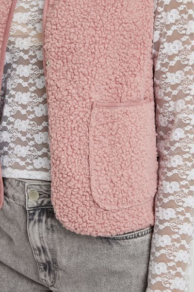 Gilet sans manches en sherpa