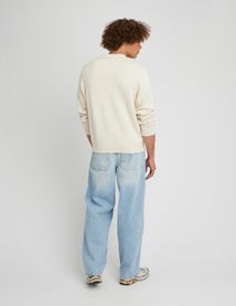 Pull col polo zippé