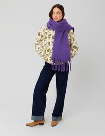 Sweat sherpa imprimé fleuri