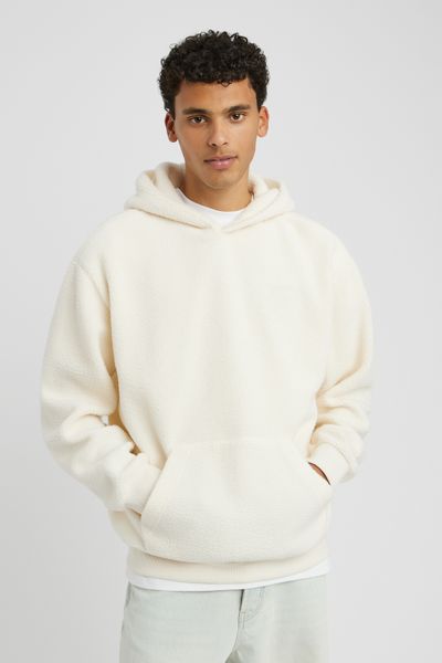 Sweat sherpa à capuche