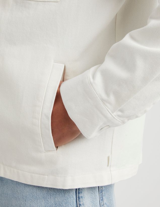 Veste zippée unie