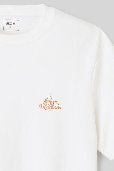 T-shirt imprimé poitrine