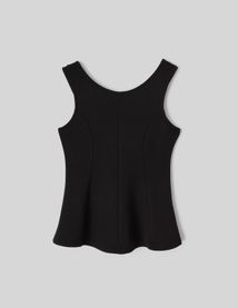 Débardeur dos nu peplum