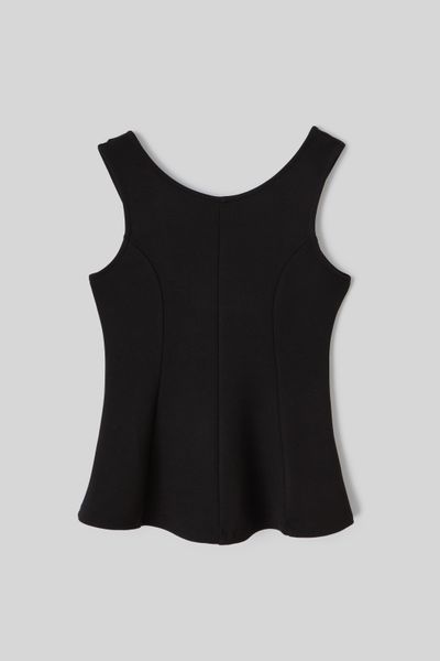 Débardeur dos nu peplum