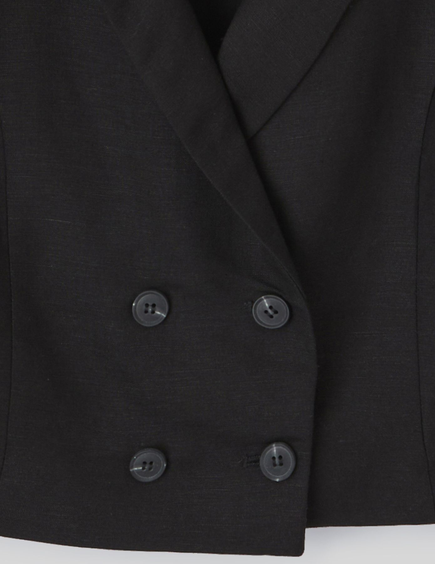 Gilet de costume uni en lin