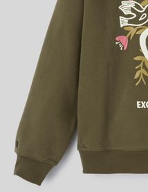 Sweat &agrave; capuche imprim&eacute;