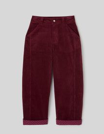 Pantalon balloon en velours