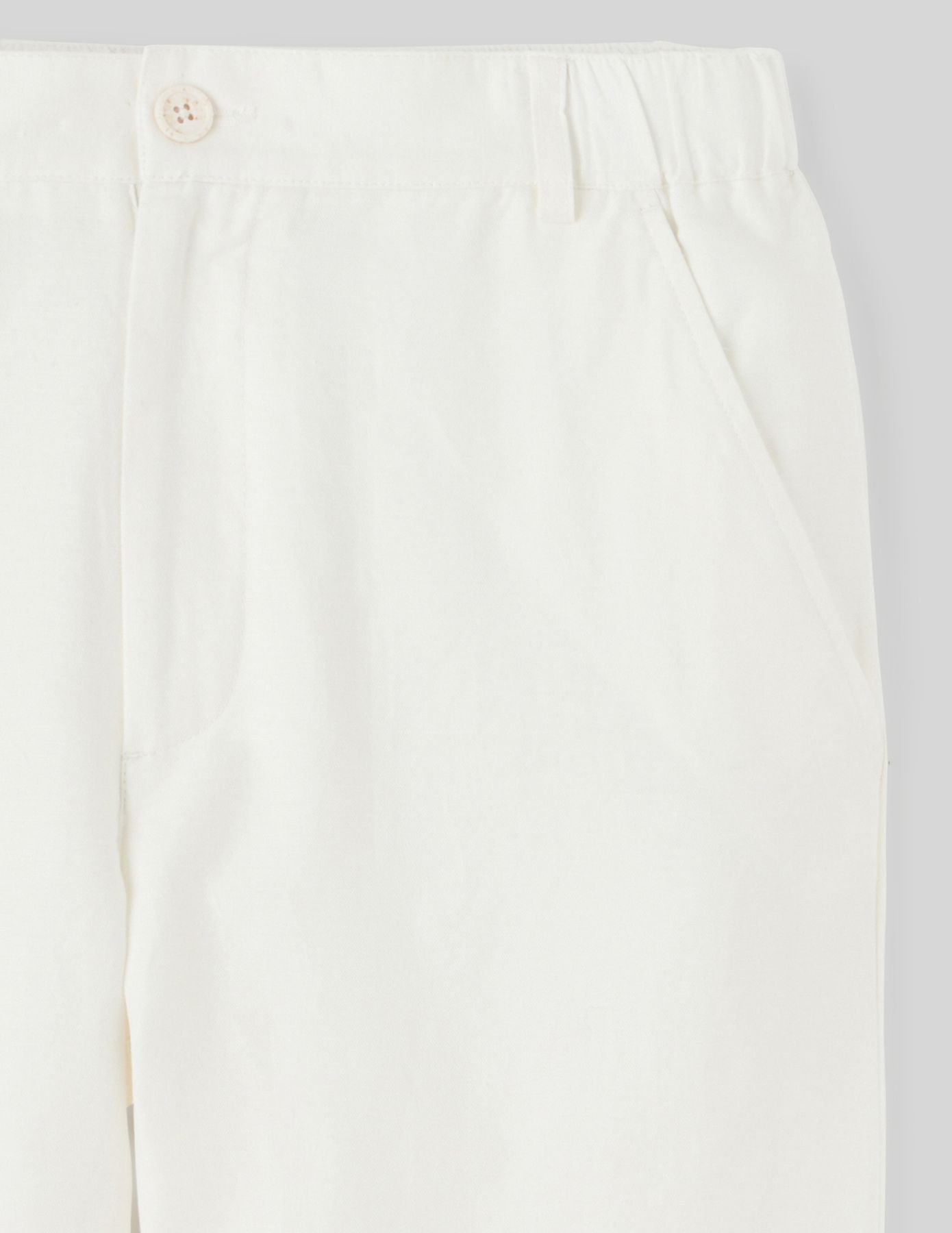 Pantalon de ville coton lin