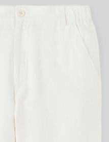 Pantalon de ville coton lin