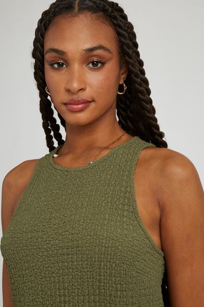 Débardeur avec tissu reliefé