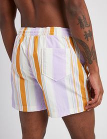 Short de bain rayures