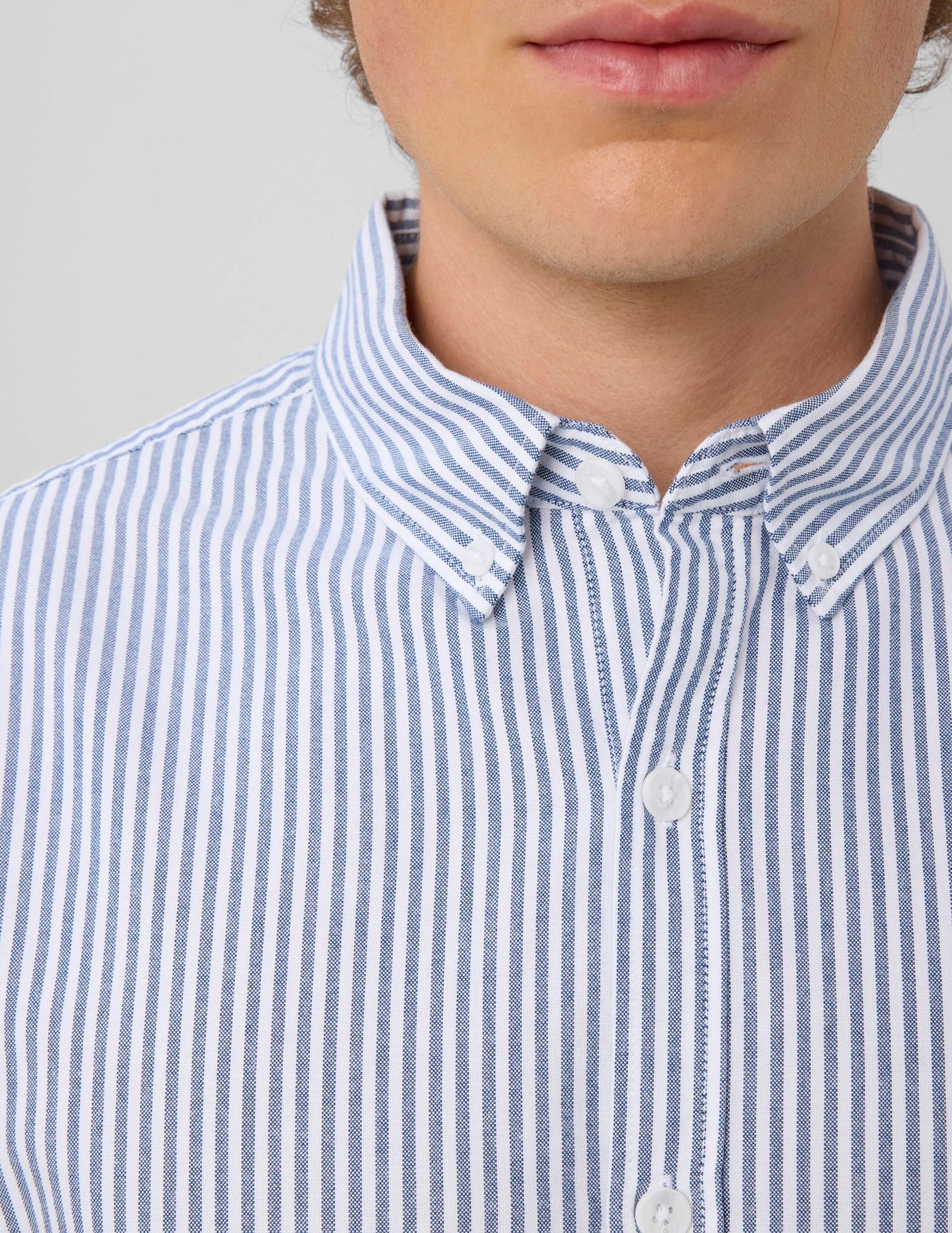 Chemise oxford ray&eacute;e