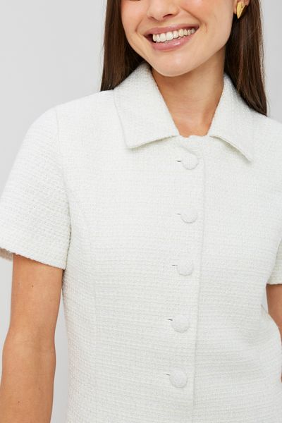 Combinaison short en tweed