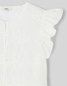 Blouse &agrave; volants