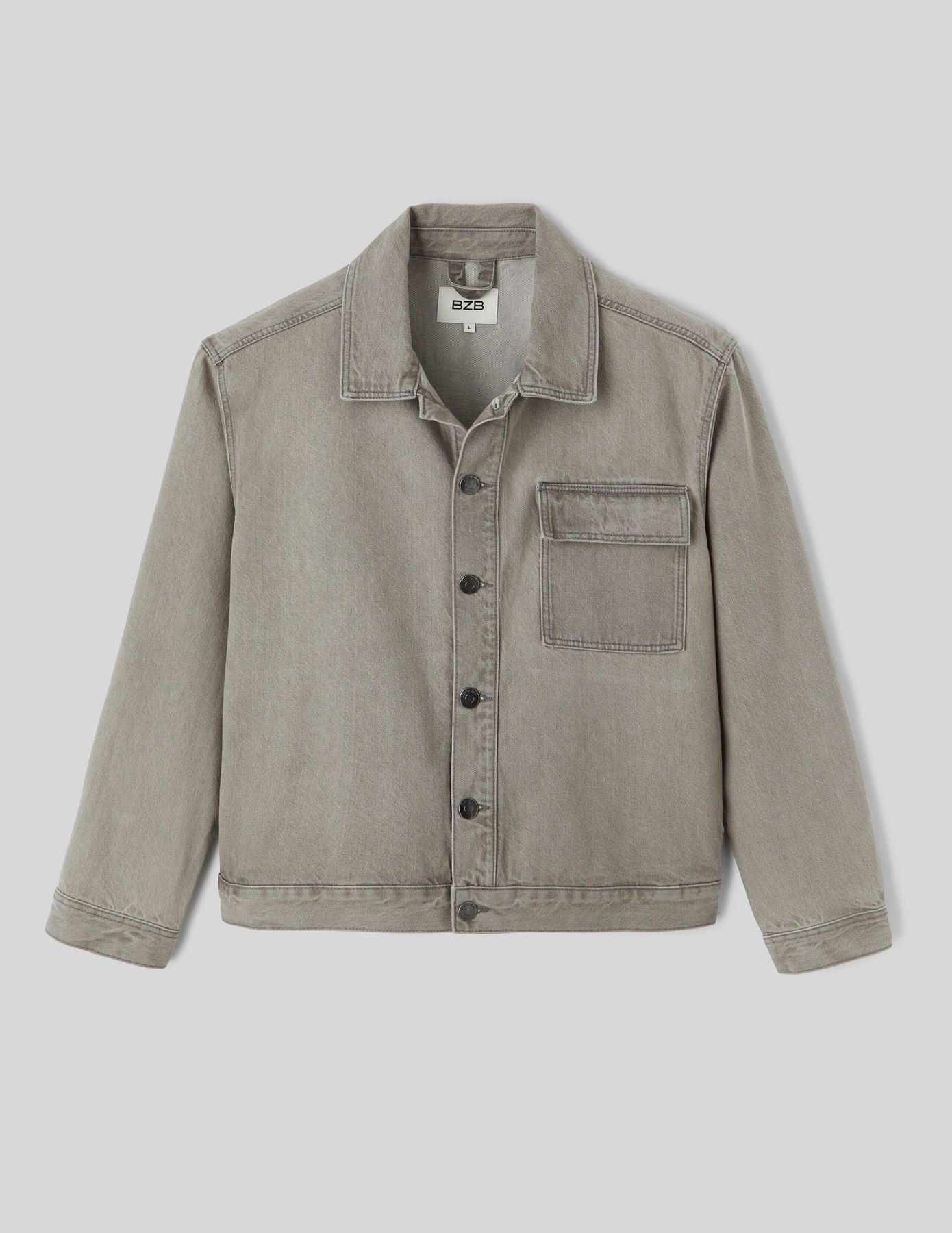 Veste boutonnée en jean