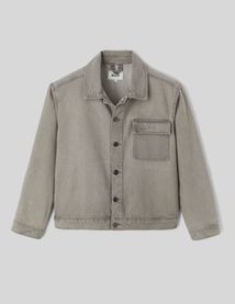 Veste boutonnée en jean