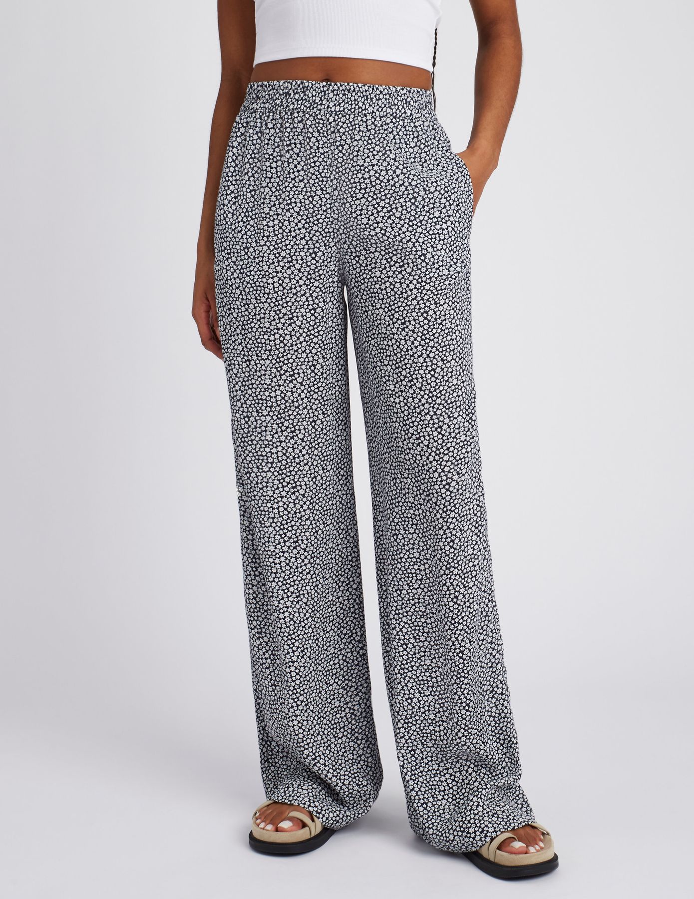 Pantalon fluide imprimé