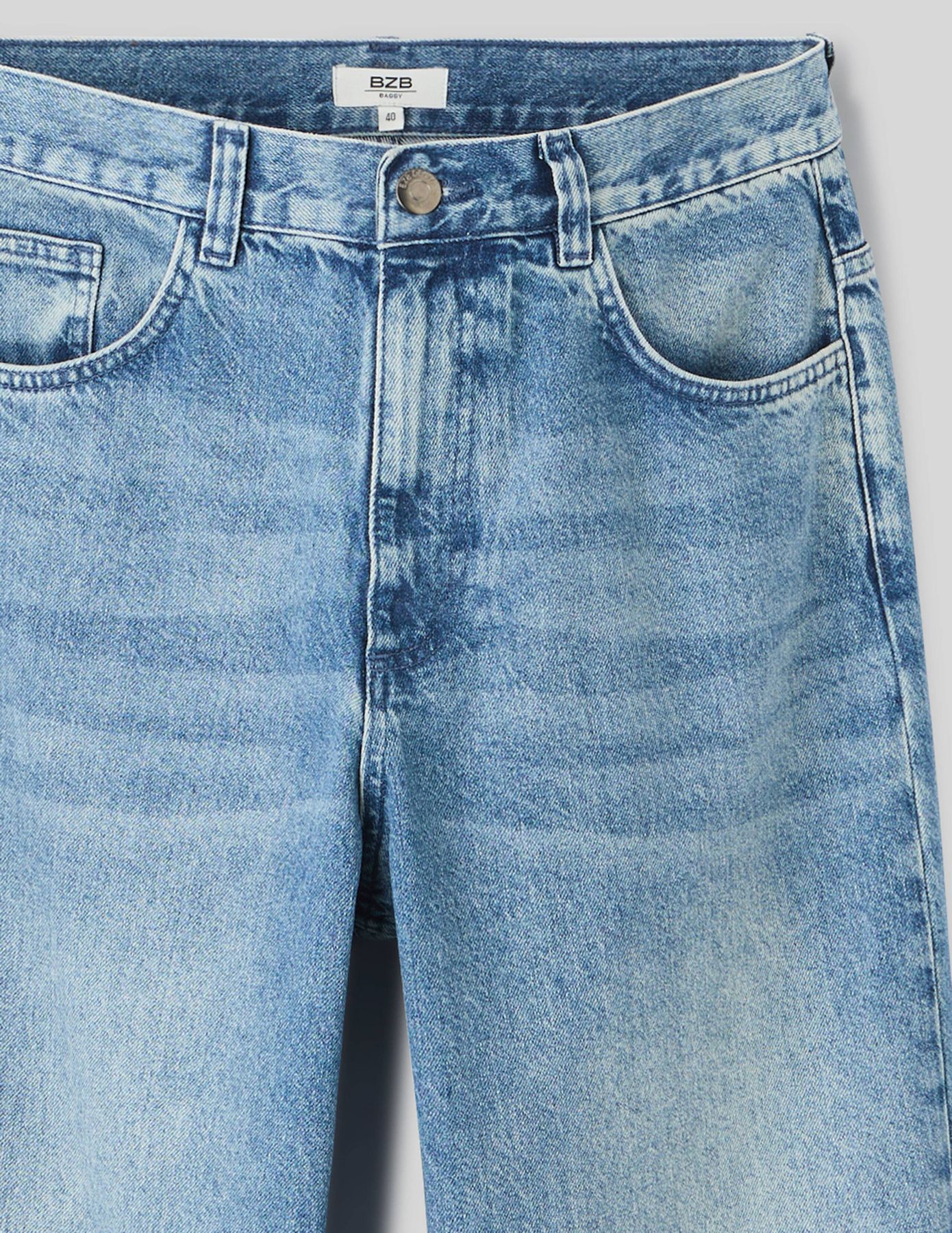 Jean baggy stone used