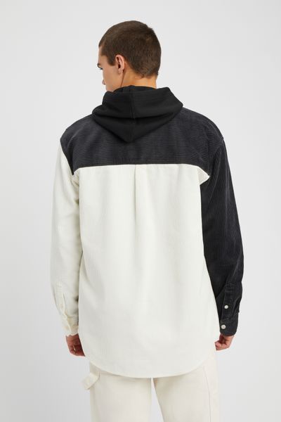 Surchemise en velours  colorblock