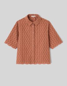 Chemisette en broderie anglaise