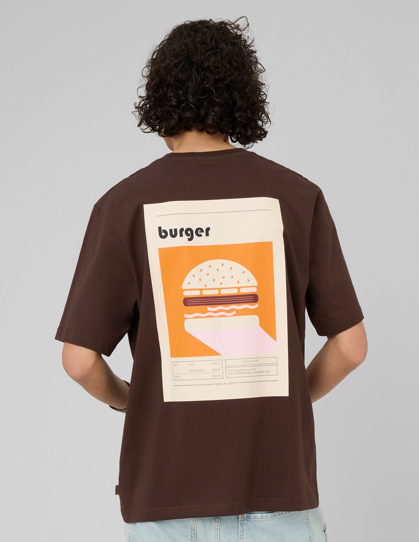 T-shirt imprim&eacute; devant / dos