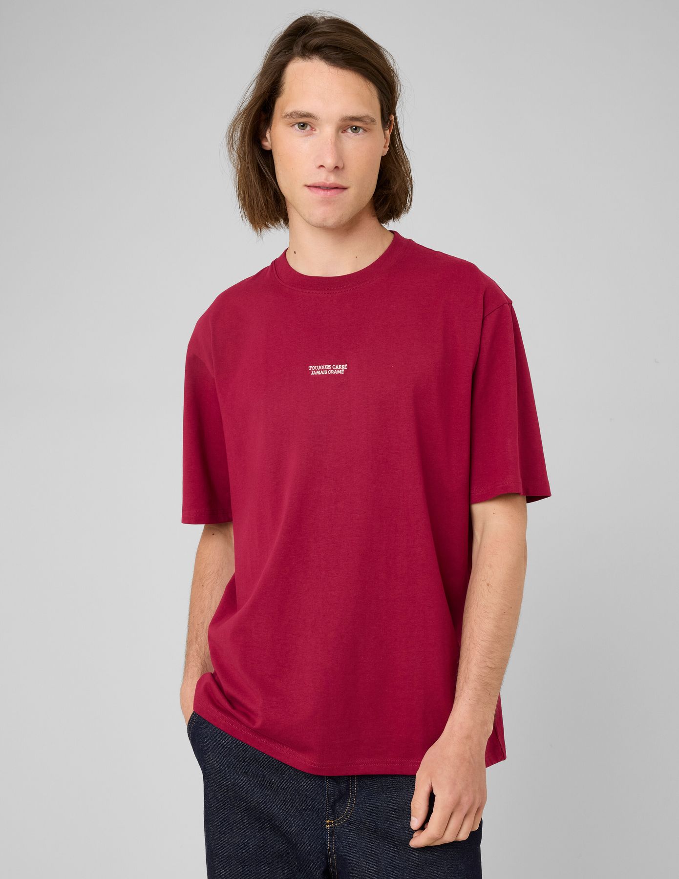 Tshirt brod&eacute; poitrine