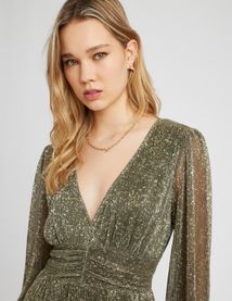 Robe courte scintillante