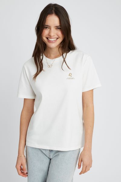 T-shirt imprimé signe astro lion