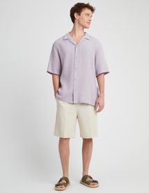 Chemise manches courtes gaze de coton