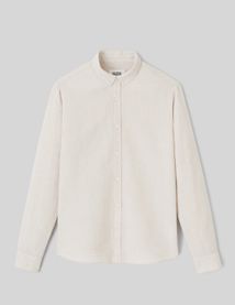 Chemise coton lin unie