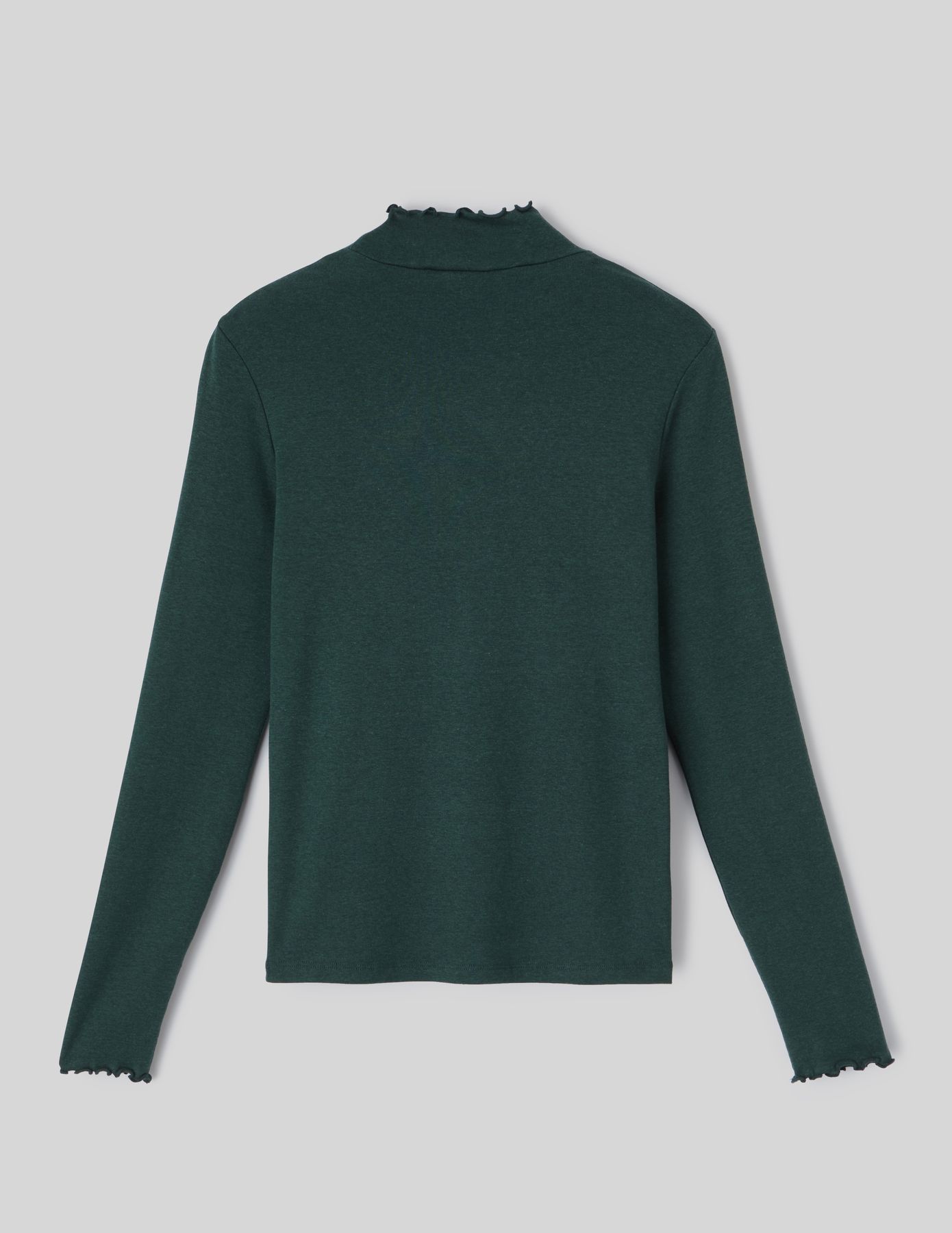 T-shirt col montant uni