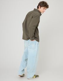 Surchemise textur&eacute;e unie