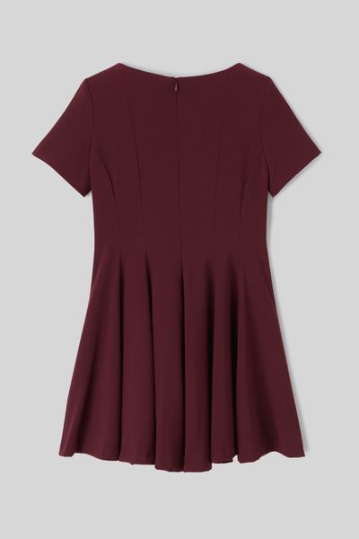 Robe courte patineuse en polyester recyclé