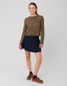 T-shirt résille pailleté