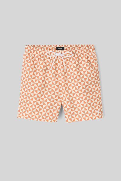 Short de bain AOP géométrique