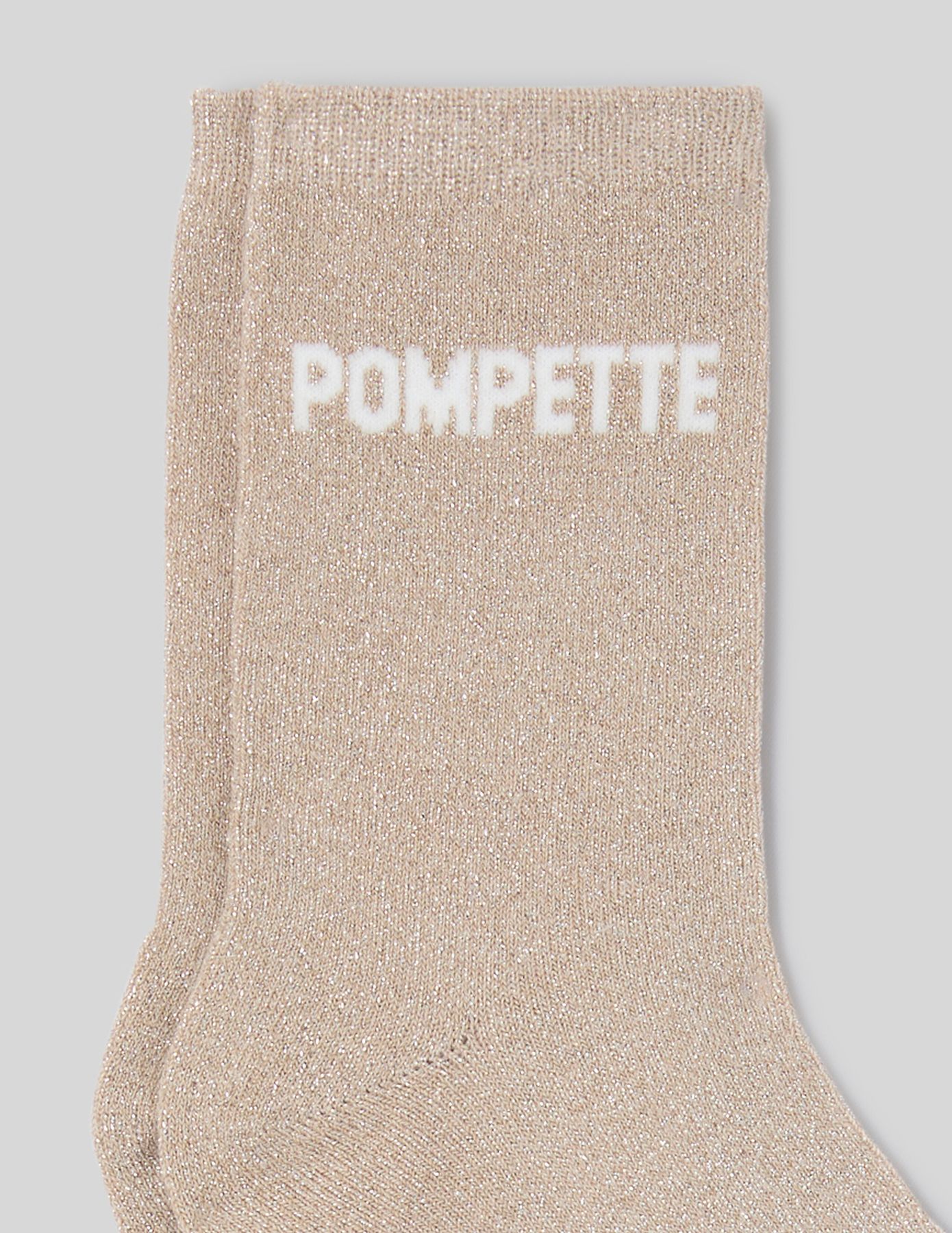 Paire de chaussettes unitaire lurex
