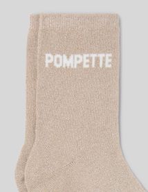 Paire de chaussettes unitaire lurex