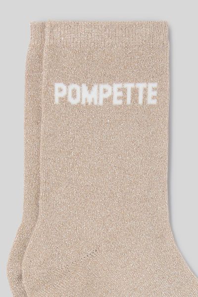 Paire de chaussettes unitaire lurex