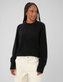 Pull col rond premium