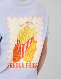 T-shirt imprim&eacute; devant/dos