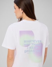 T-shirt imprim&eacute; devant/dos