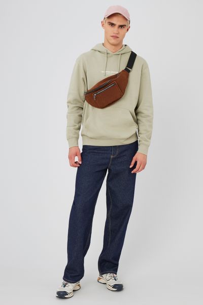 Sweat &agrave; capuche message brod&eacute;