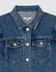 Robe courte en jean